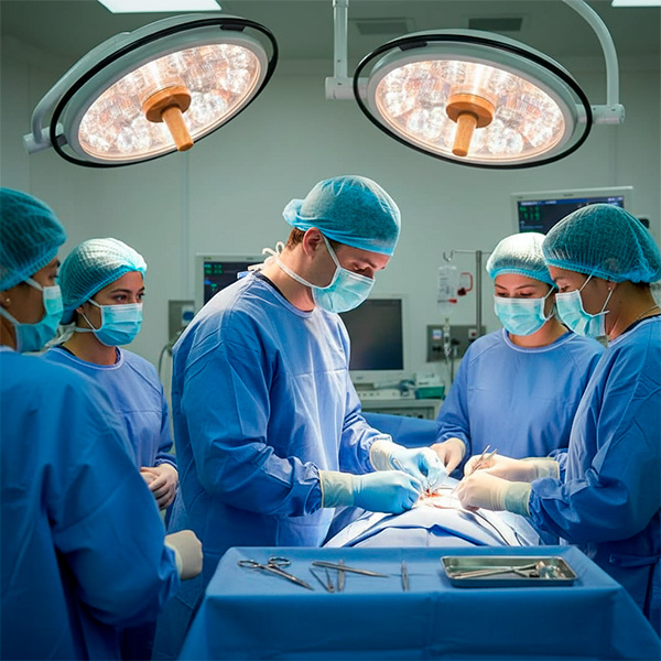 Cirurgia de joelho por videoartroscopia em centro cirúrgico